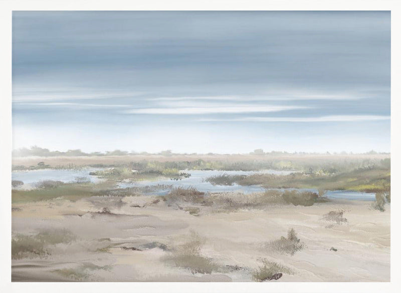 The Misty Rising, Caprivi, Botswana - Stretched Canvas, Poster or Fine Art Print I Heart Wall Art