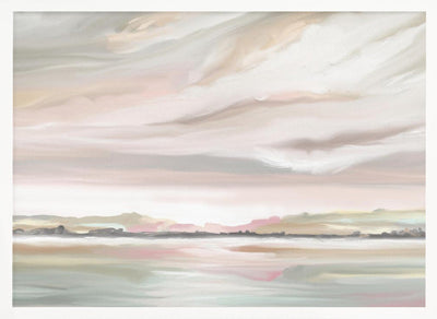 Misty Marshmallow - Stretched Canvas, Poster or Fine Art Print I Heart Wall Art