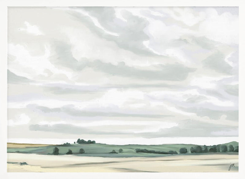 Tranquil Horizons - Stretched Canvas, Poster or Fine Art Print I Heart Wall Art