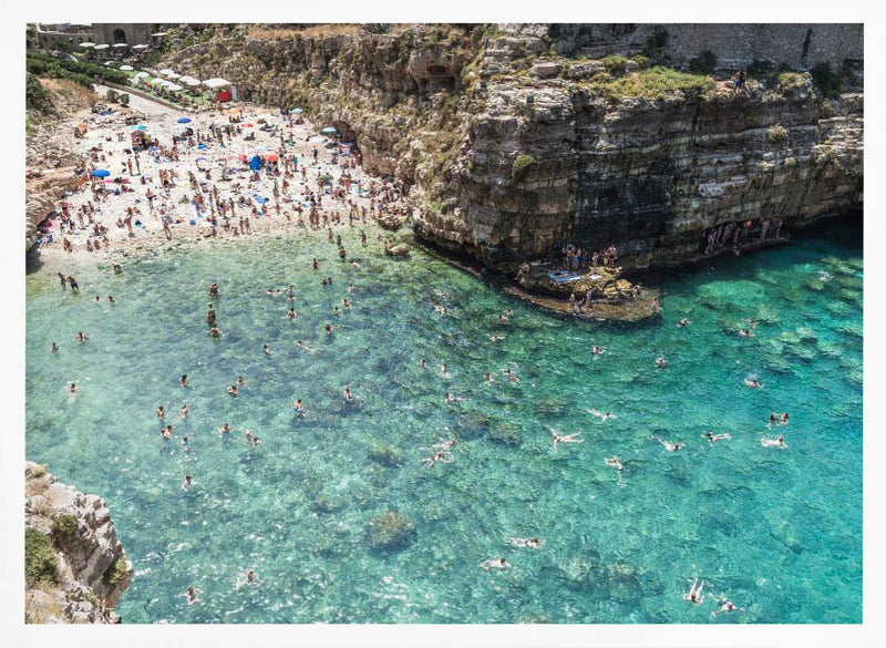 Another day at the Beach in Italy - Stretched Canvas, Poster or Fine Art Print