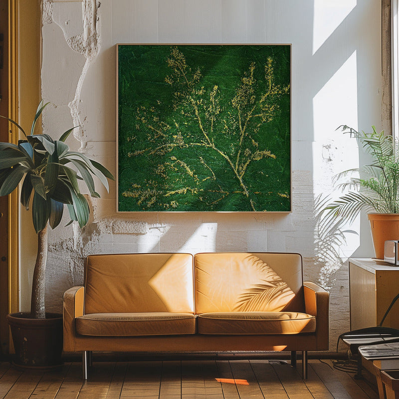 Deep In the Forest - Square Stretched Canvas, Poster or Fine Art Print I Heart Wall Art