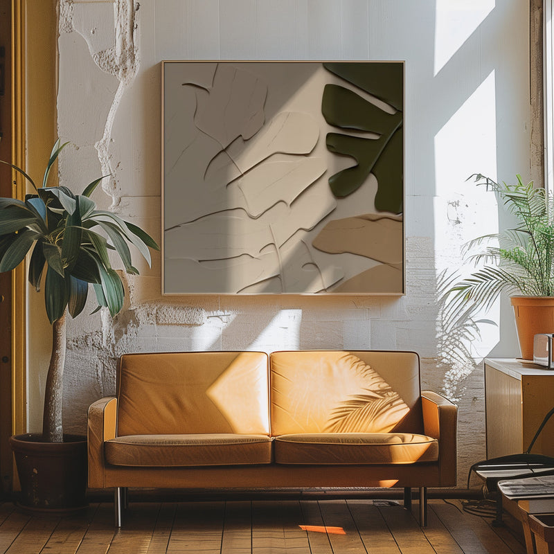 Sketch faune I - Square Stretched Canvas, Poster or Fine Art Print I Heart Wall Art