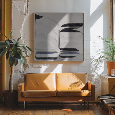 Balance I - Square Stretched Canvas, Poster or Fine Art Print I Heart Wall Art