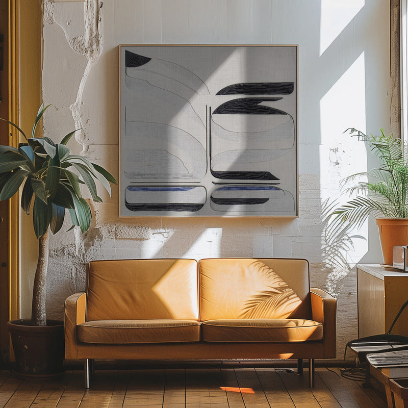 Balance I - Square Stretched Canvas, Poster or Fine Art Print I Heart Wall Art