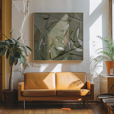 Whispers of Nature - Square Stretched Canvas, Poster or Fine Art Print I Heart Wall Art