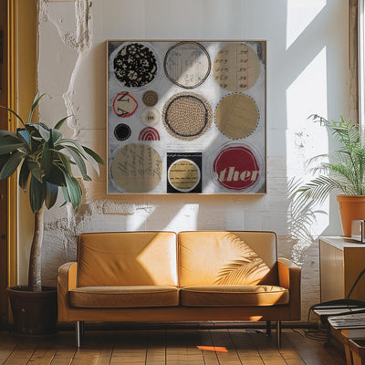 Ship Shape - Square Stretched Canvas, Poster or Fine Art Print I Heart Wall Art