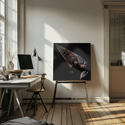 Broken Obelisk - Square Stretched Canvas, Poster or Fine Art Print I Heart Wall Art