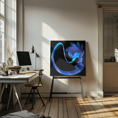 The Blues - Square Stretched Canvas, Poster or Fine Art Print I Heart Wall Art