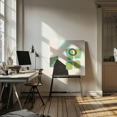 Organic Painted 11 10600px   14. Dezember 2020 11.15 Kopie - Square Stretched Canvas, Poster or Fine Art Print I Heart Wall Art