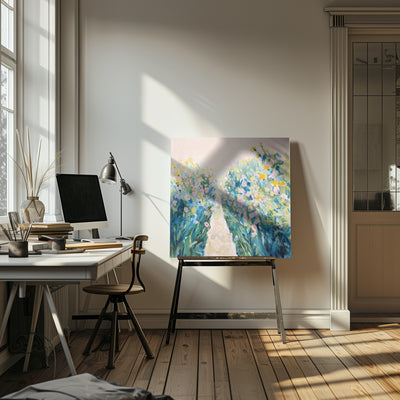 Light Summer - Square Stretched Canvas, Poster or Fine Art Print I Heart Wall Art