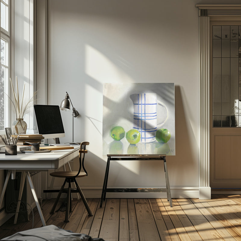 Lauren S Still Life - Square Stretched Canvas, Poster or Fine Art Print I Heart Wall Art