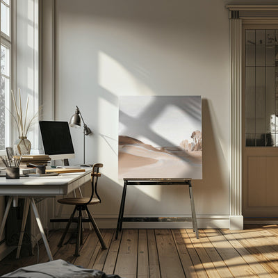 Farm View II - Square Stretched Canvas, Poster or Fine Art Print I Heart Wall Art