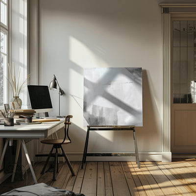 Layers IV - Square Stretched Canvas, Poster or Fine Art Print I Heart Wall Art