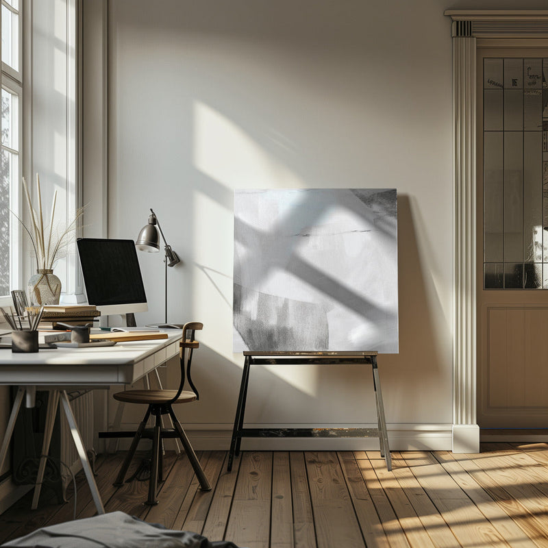 Layers IV - Square Stretched Canvas, Poster or Fine Art Print I Heart Wall Art