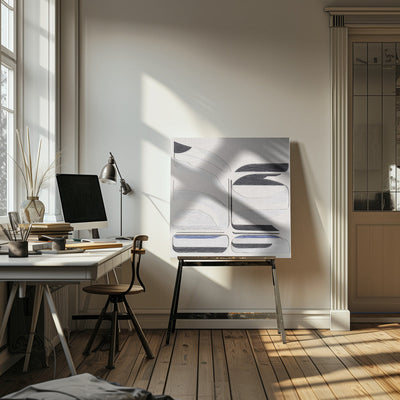 Balance I - Square Stretched Canvas, Poster or Fine Art Print I Heart Wall Art