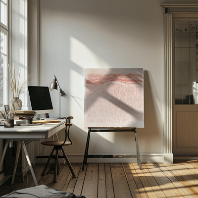 Whispering Textures - Square Stretched Canvas, Poster or Fine Art Print I Heart Wall Art