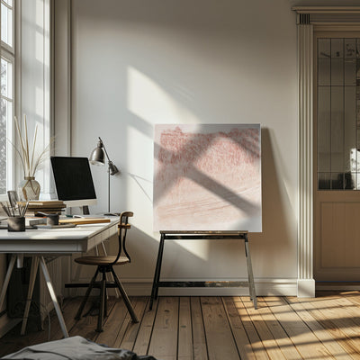 Textured Whispers - Square Stretched Canvas, Poster or Fine Art Print I Heart Wall Art