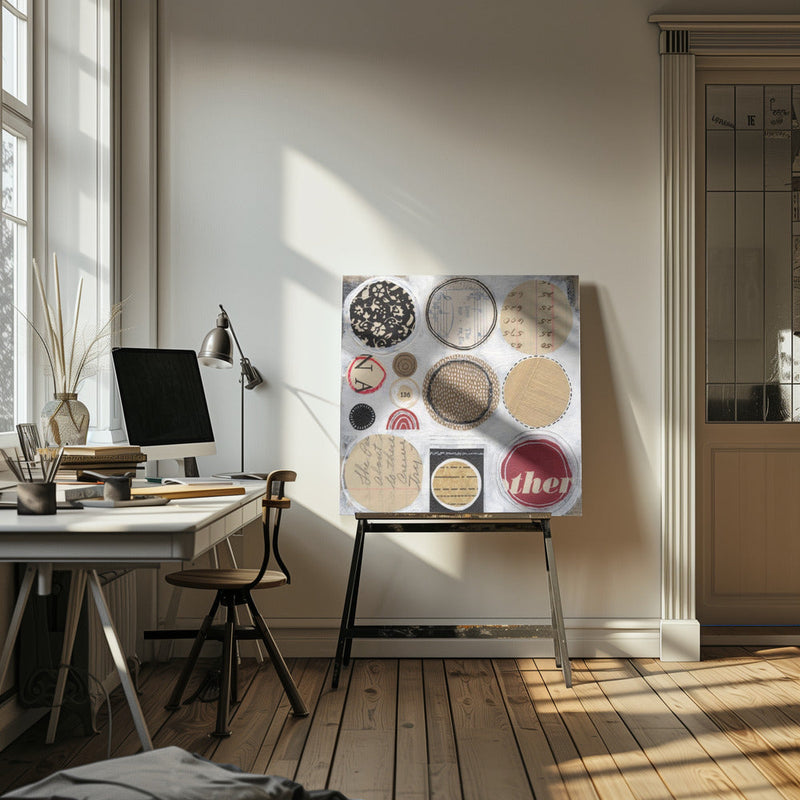 Ship Shape - Square Stretched Canvas, Poster or Fine Art Print I Heart Wall Art