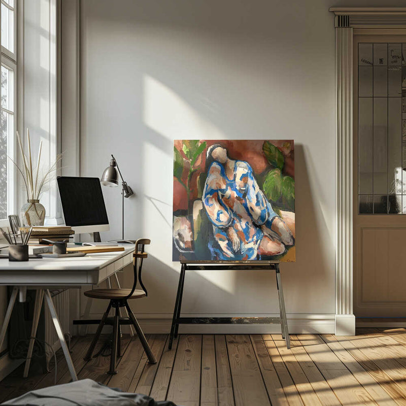 Alice - Square Stretched Canvas, Poster or Fine Art Print