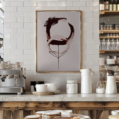 Coffee No 1 - Stretched Canvas, Poster or Fine Art Print I Heart Wall Art