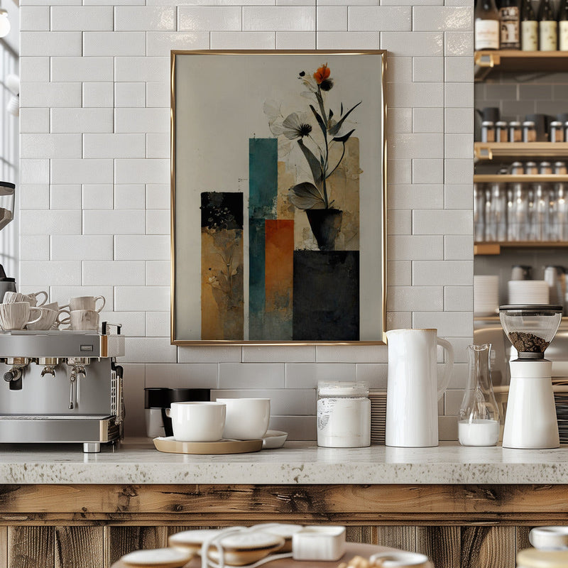 Geometric Stillife - Stretched Canvas, Poster or Fine Art Print I Heart Wall Art