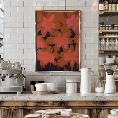 Giant Flowers - Stretched Canvas, Poster or Fine Art Print I Heart Wall Art