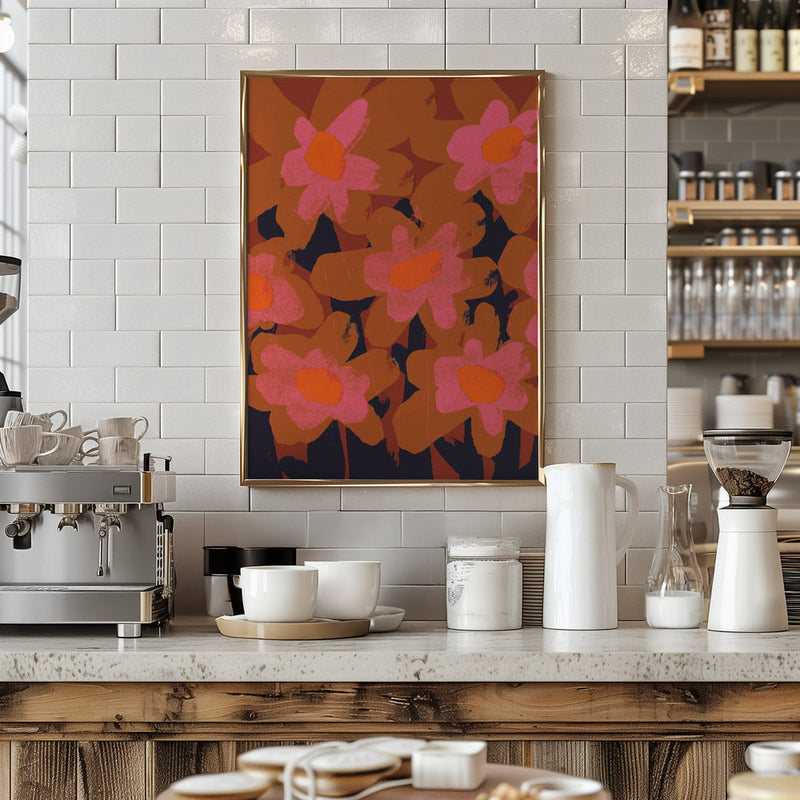 Giant Flowers - Stretched Canvas, Poster or Fine Art Print I Heart Wall Art