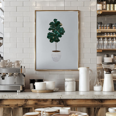 Fiddle leaf fig - Stretched Canvas, Poster or Fine Art Print I Heart Wall Art