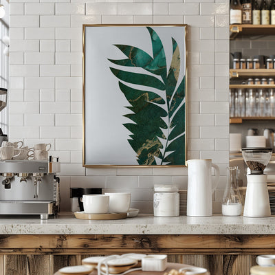 Tropical leaf 2 - Stretched Canvas, Poster or Fine Art Print I Heart Wall Art