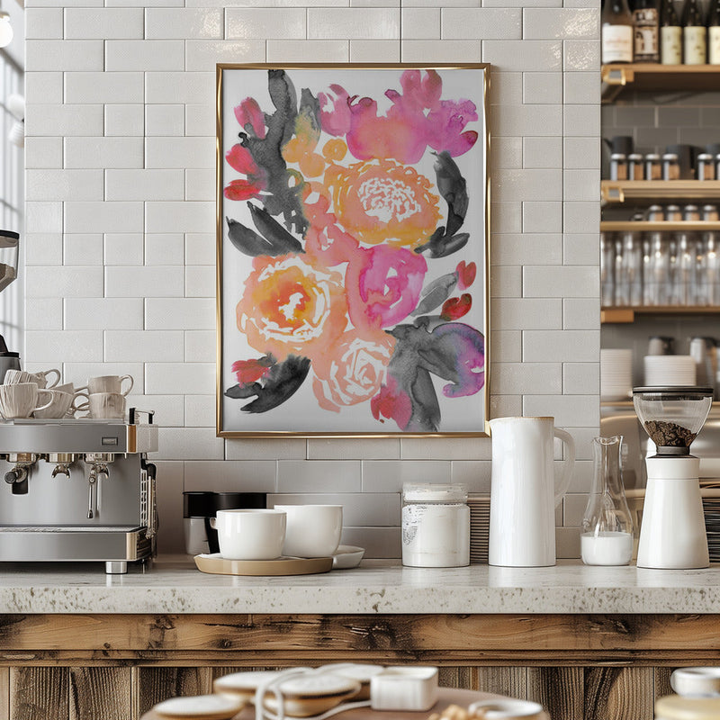 Olympe florals II - Stretched Canvas, Poster or Fine Art Print I Heart Wall Art