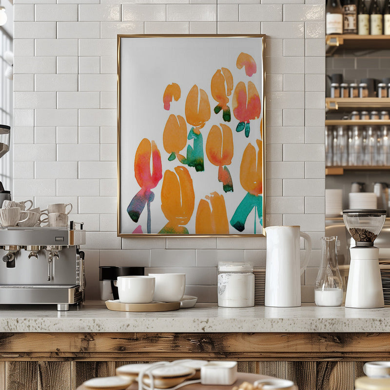 Alicia bouquet I - Stretched Canvas, Poster or Fine Art Print I Heart Wall Art