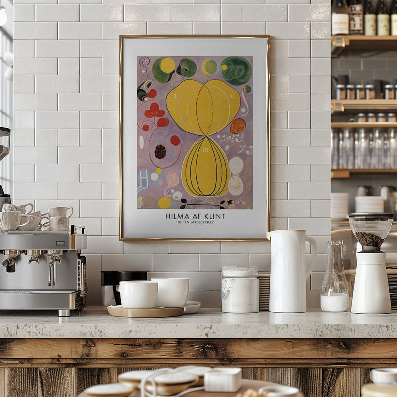 The Ten Largest No.7 Poster - Stretched Canvas, Poster or Fine Art Print I Heart Wall Art