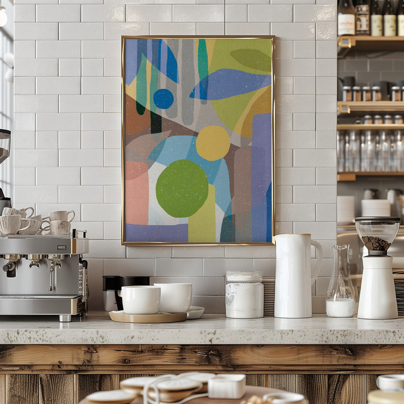 Colorful Pattern - Stretched Canvas, Poster or Fine Art Print I Heart Wall Art