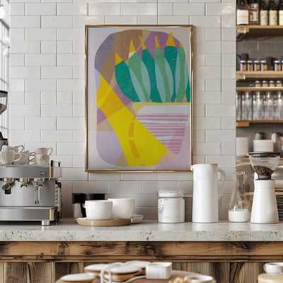 Plant in the Sun - Stretched Canvas, Poster or Fine Art Print I Heart Wall Art