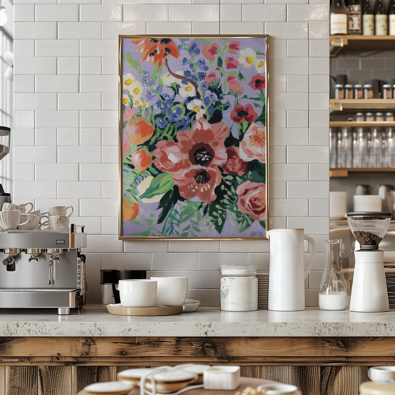 Tropical Bouqet - Stretched Canvas, Poster or Fine Art Print I Heart Wall Art