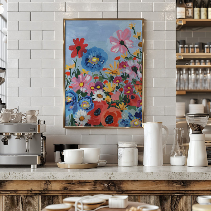 Meadow In June - Stretched Canvas, Poster or Fine Art Print I Heart Wall Art