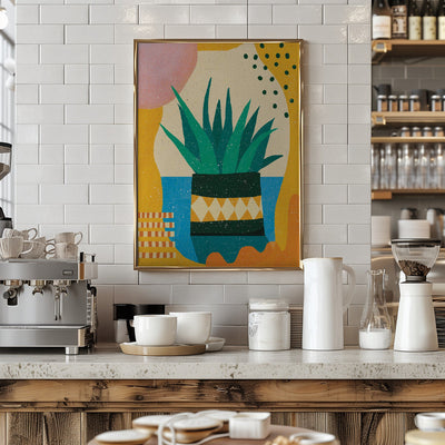 The Orange Day - Stretched Canvas, Poster or Fine Art Print I Heart Wall Art