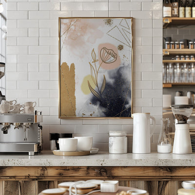 Poinsetta - Stretched Canvas, Poster or Fine Art Print I Heart Wall Art