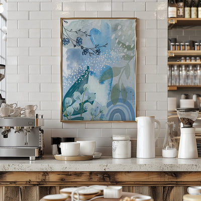 Iceberg Blue-2 - Stretched Canvas, Poster or Fine Art Print I Heart Wall Art