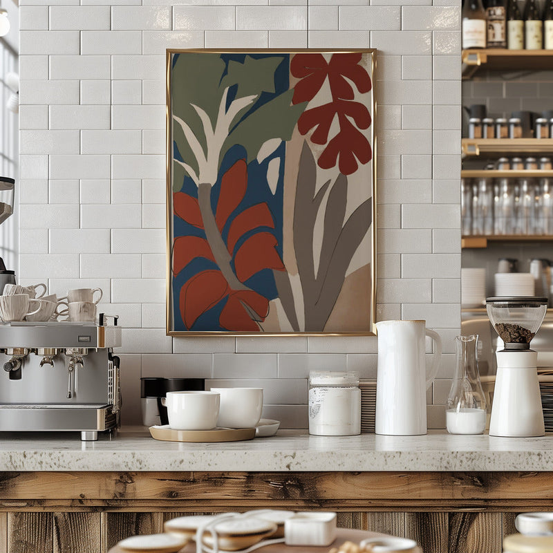 Botanical Impression No 1 - Stretched Canvas, Poster or Fine Art Print I Heart Wall Art