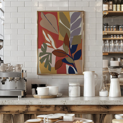 Botanical Impression No 3 - Stretched Canvas, Poster or Fine Art Print I Heart Wall Art