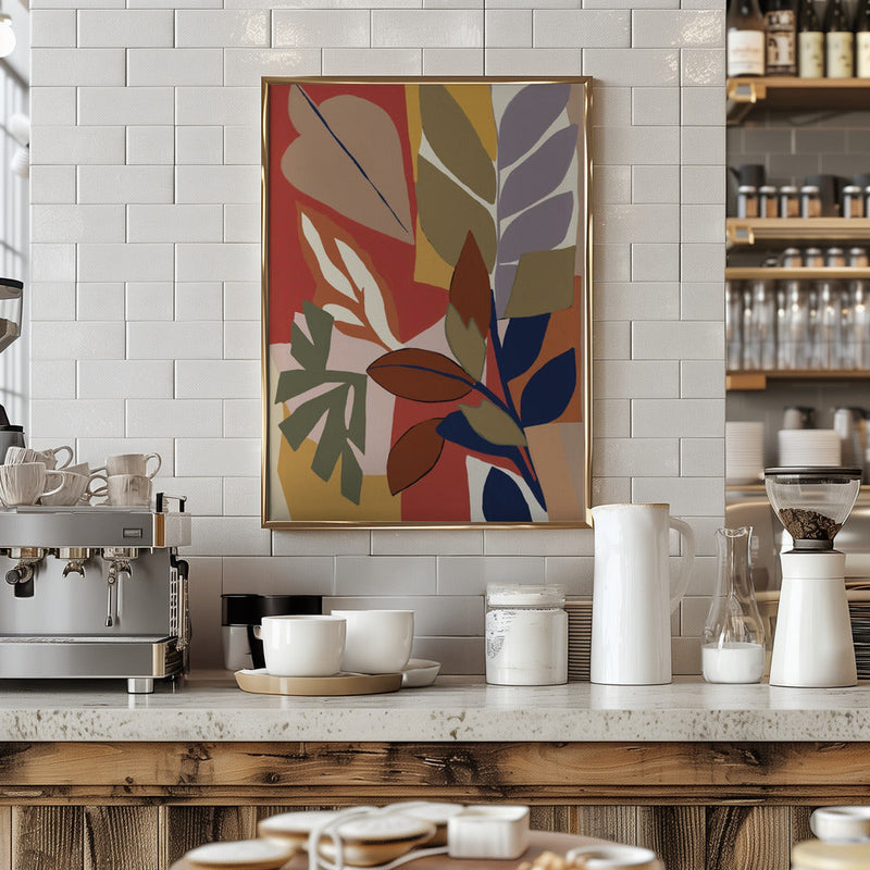 Botanical Impression No 3 - Stretched Canvas, Poster or Fine Art Print I Heart Wall Art