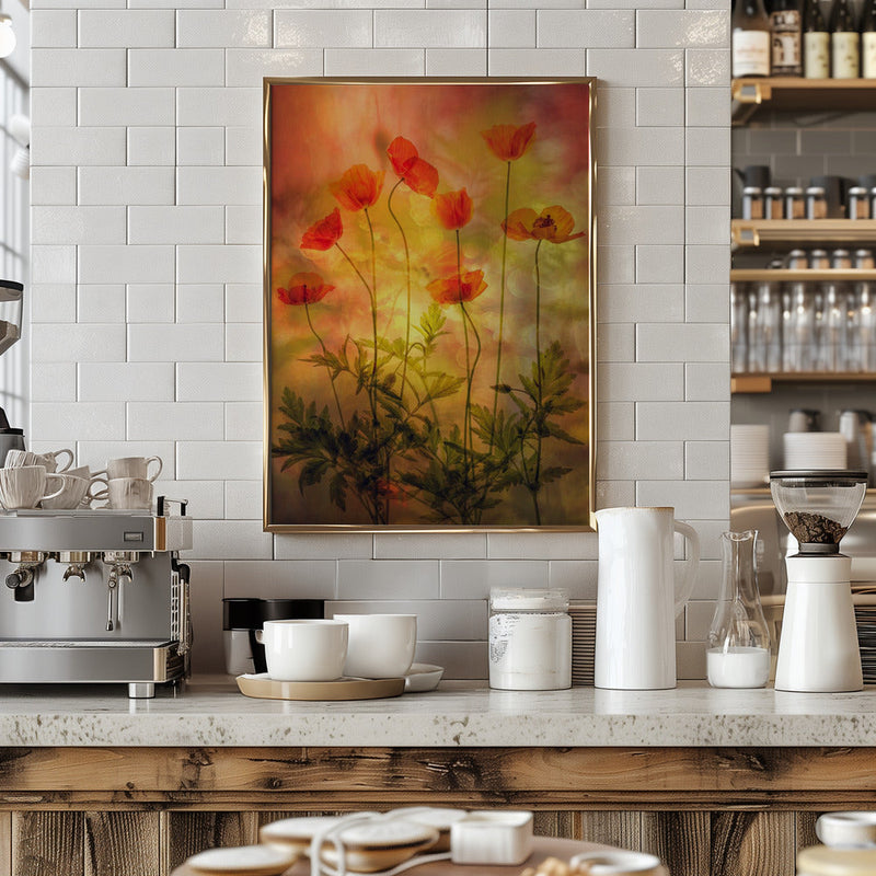 Fire - Stretched Canvas, Poster or Fine Art Print I Heart Wall Art