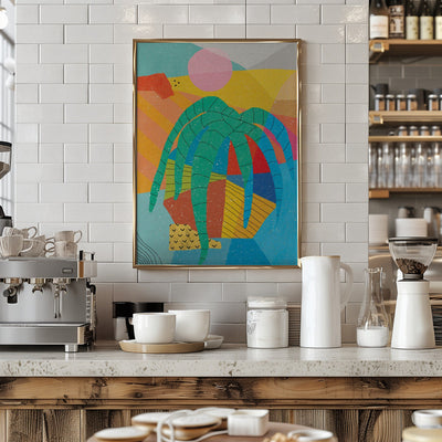 By the Beach - Stretched Canvas, Poster or Fine Art Print I Heart Wall Art