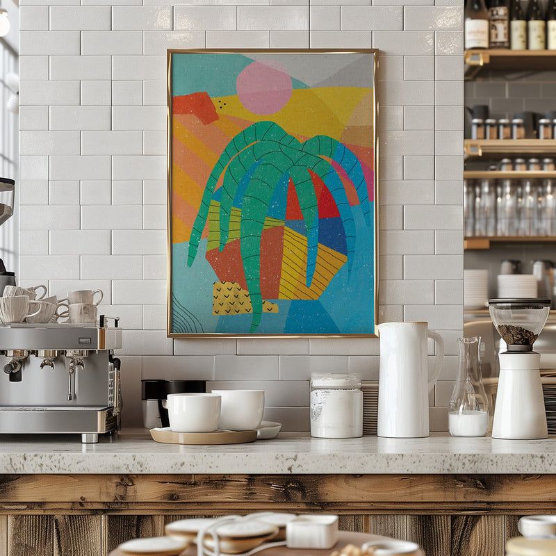 By the Beach - Stretched Canvas, Poster or Fine Art Print I Heart Wall Art