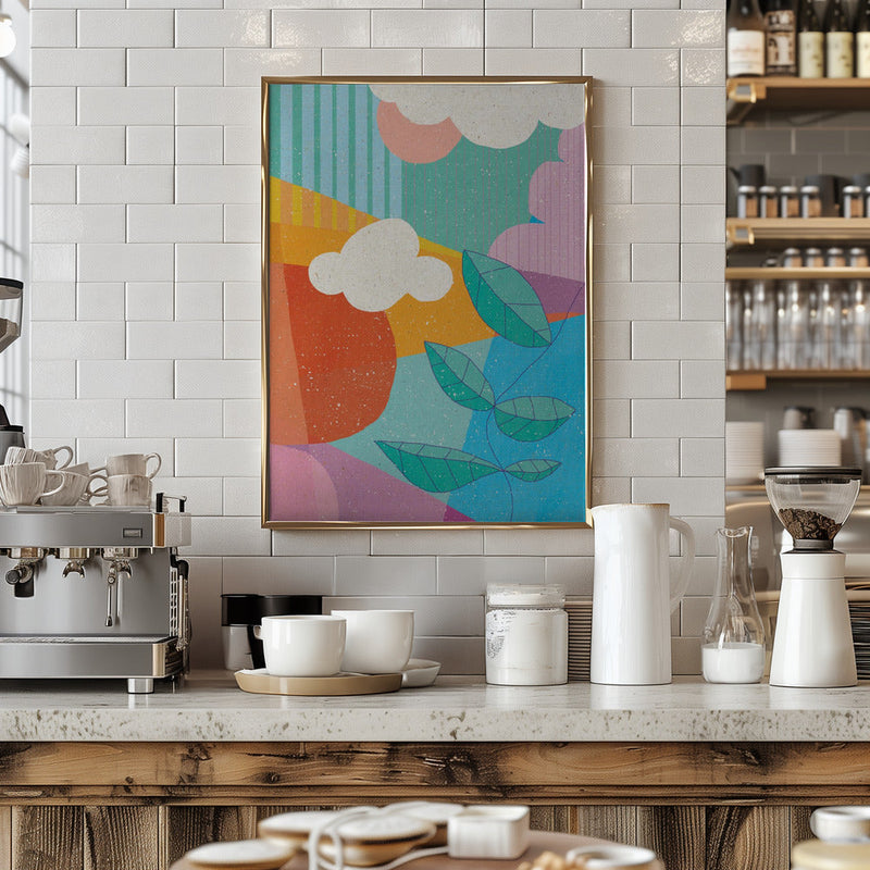 Full Moon - Stretched Canvas, Poster or Fine Art Print I Heart Wall Art