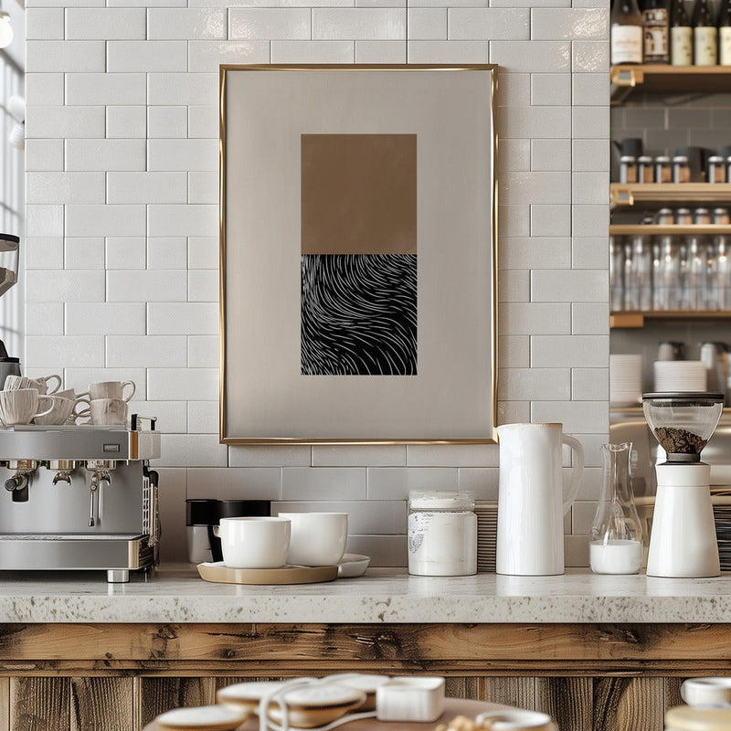 Geometric and Organic Shapes - Stretched Canvas, Poster or Fine Art Print I Heart Wall Art