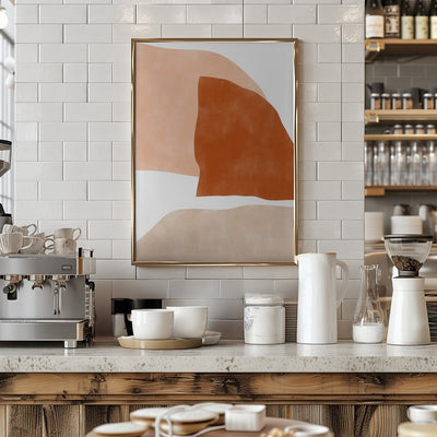 Gentle Earth Tones - Stretched Canvas, Poster or Fine Art Print I Heart Wall Art