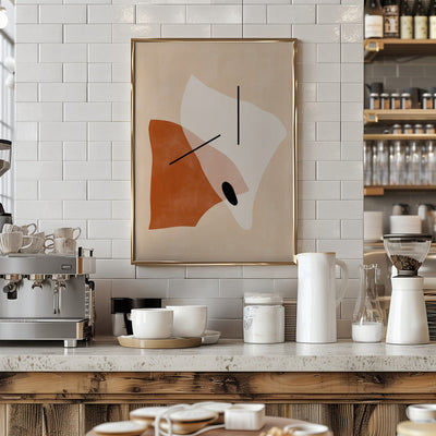 Geometric Shapes In Earthy Tones - Stretched Canvas, Poster or Fine Art Print I Heart Wall Art