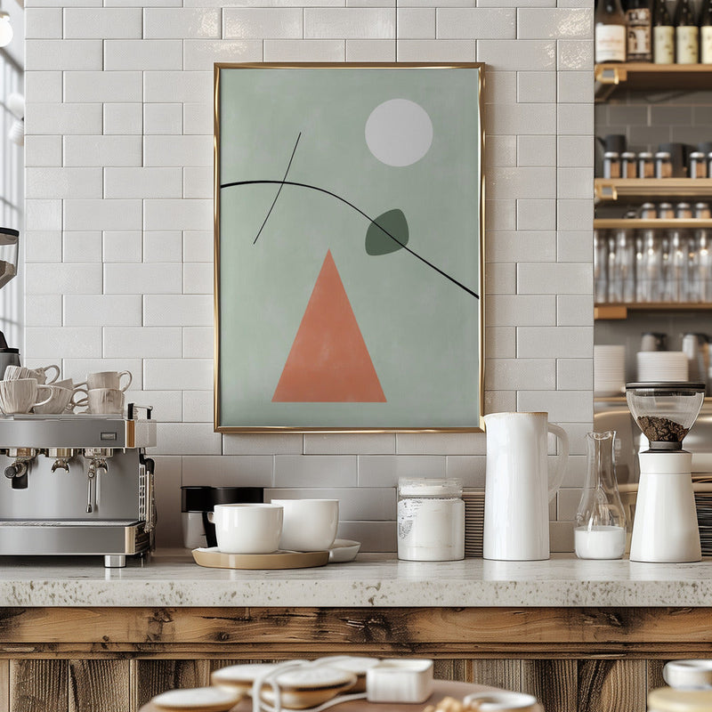 Shapes in Harmony - Stretched Canvas, Poster or Fine Art Print I Heart Wall Art